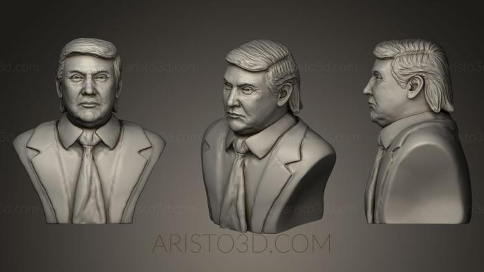 Busts and bas-reliefs of famous people (BUSTC_0147) 3D model for CNC machine